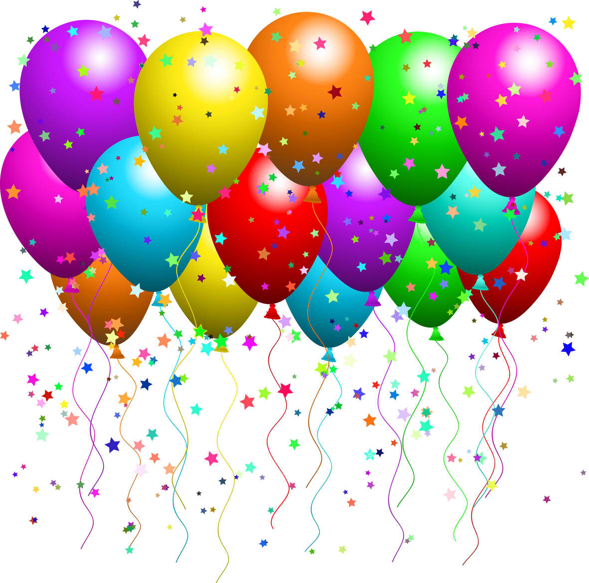 Birthday balloons free birthd - Free Clipart Balloons