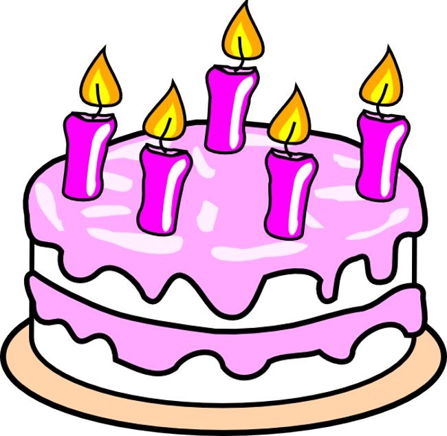 Clipart Birthday Cake And ..
