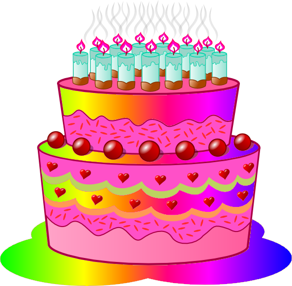 Birthday Cake C Free Images A - Cake Clip Art Free