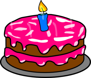 Birthday cake clip art free b - Clip Art Cake