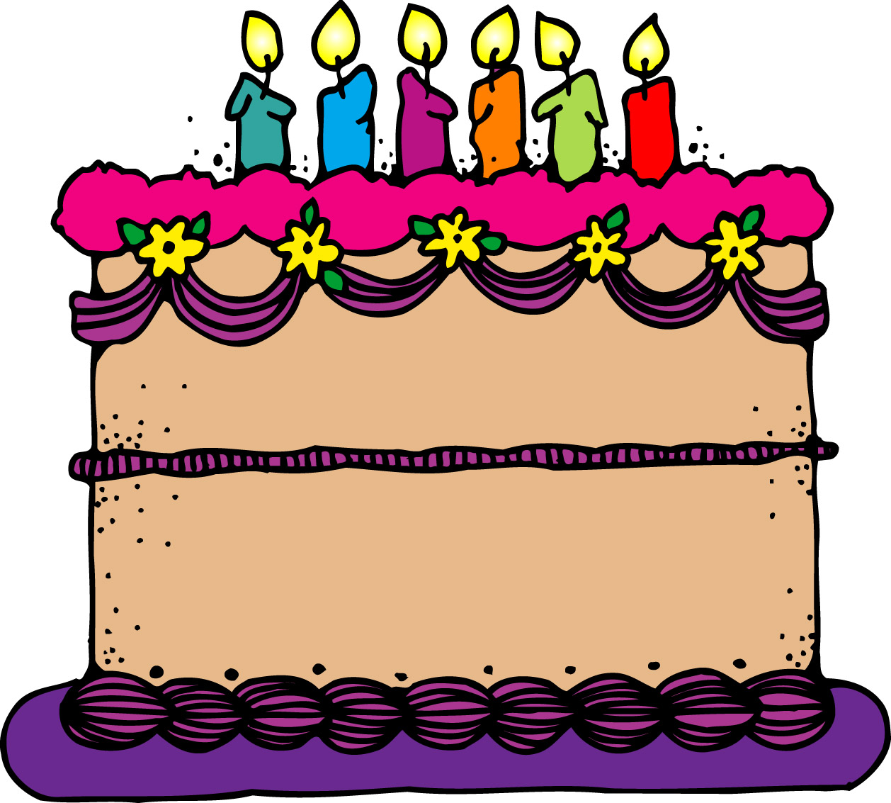 Birthday cake clip art free . - Clip Art Cakes