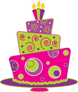 Birthday cake clip art free b