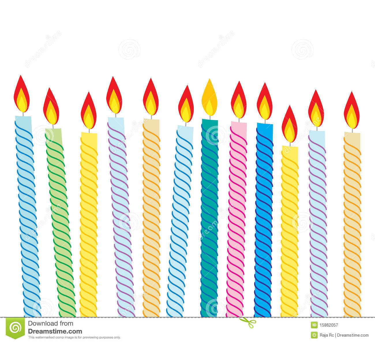 Birthday Candles Clipart Birthday Candles