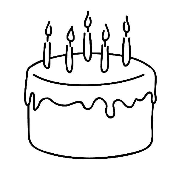 Birthday Clipart Black And White