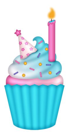 Birthday Cupcake - Birthday Cupcake Clip Art
