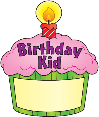 Fun Birthday Cupcake Clip Art