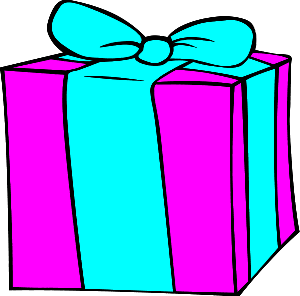Birthday present clipart for 