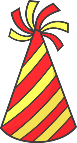 Birthday Hat Clip Art Clipart - Birthday Hat Clipart