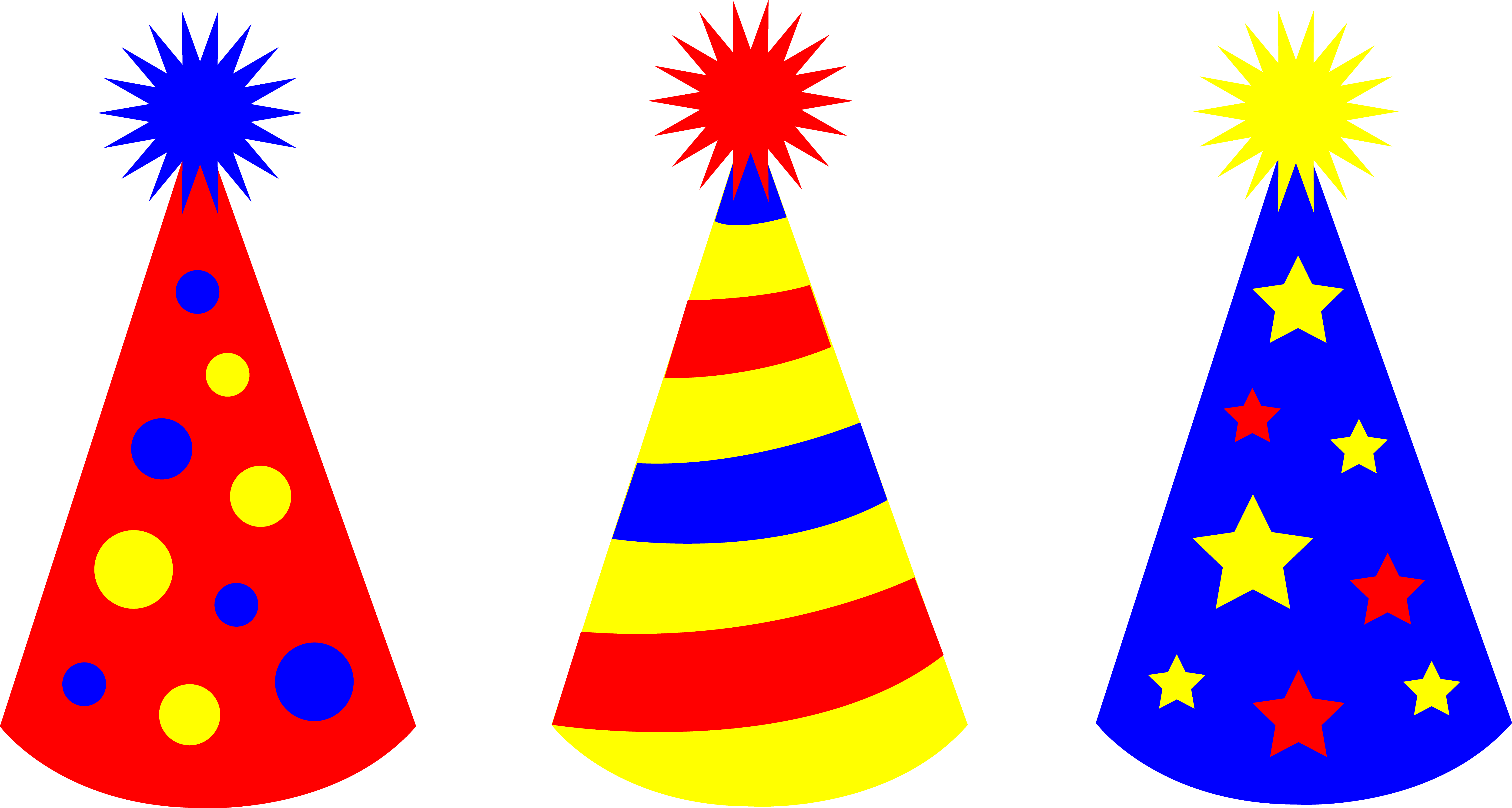 Childrens Birthday Party Hats - Birthday Hat Clipart