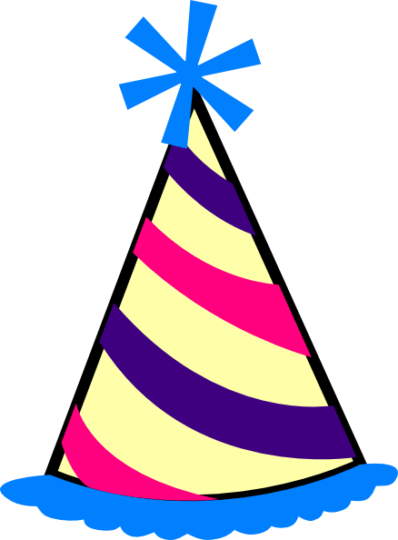 Free Party Hat Clip Art Image