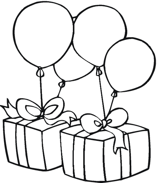 Birthday Party Clip Art Black And White Cute Photo Download Free