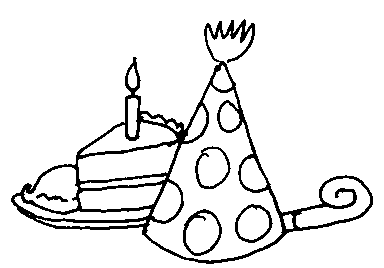 Happy Birthday Clip Art Black