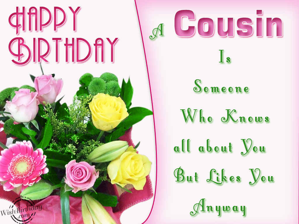 Birthday Wishes For Cousin Bi