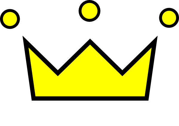 King Crown Outline Clipart #1