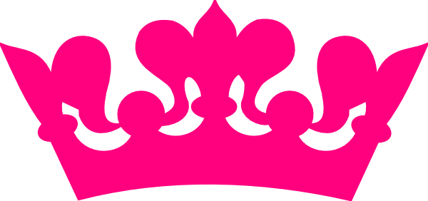 Pink Princess Crown Clipart .