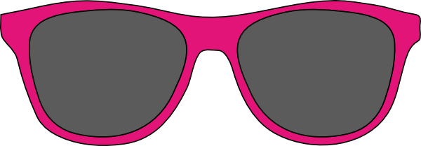 Black and purple sunglasses c - Sunglass Clip Art