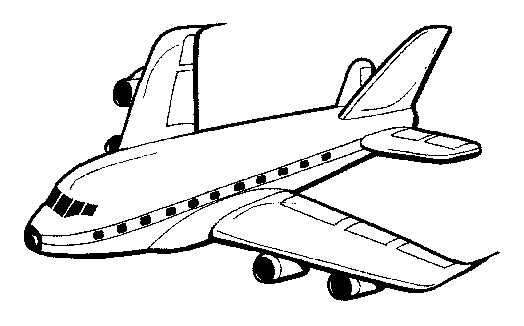 Black And White Airplane Art