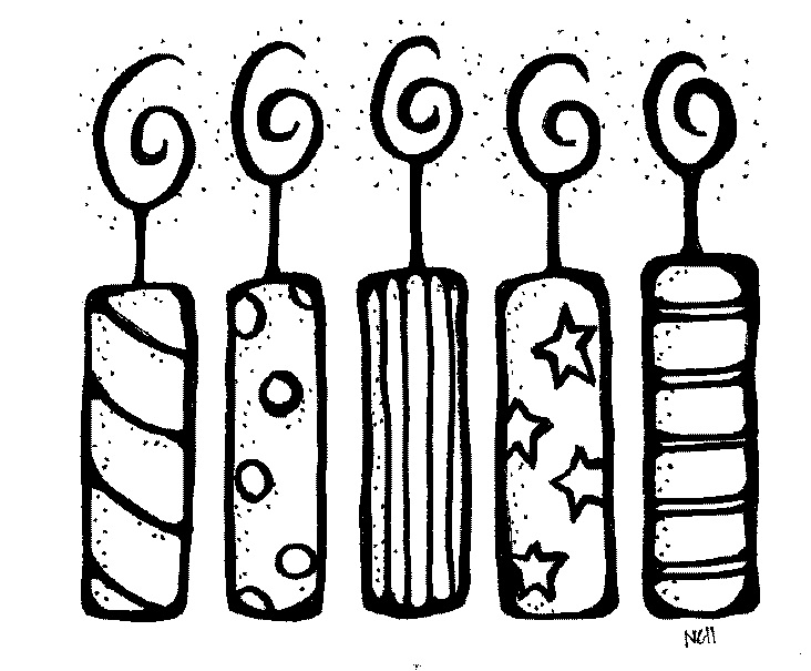 Black And White Birthday Clip - Birthday Clip Art Black And White