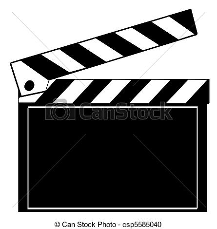 ... black and white clapboard - Clapboard Clipart