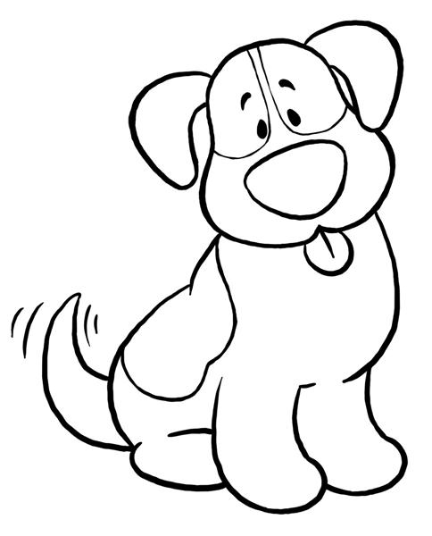Black And White Dog Clipart - clipartall ...