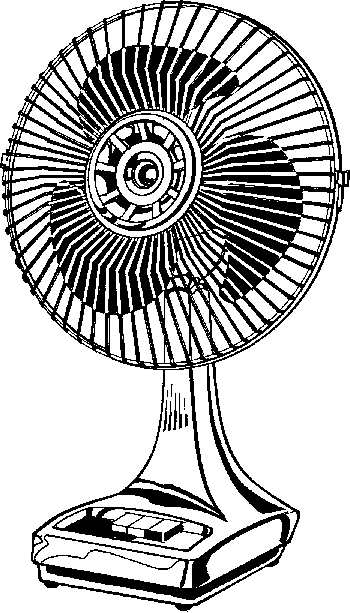 Household Electric Fan Clipar