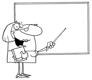 Black And White Female Teacher Pointing To A Whiteboard 0521 1005 1515