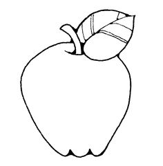 black and white fruit clipart .
