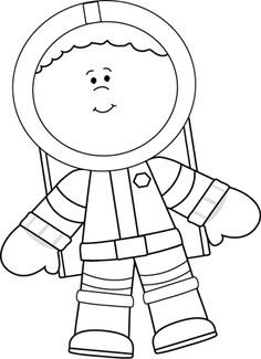 Black and White Little Boy Astronaut clip art image. A free Black and White Little Boy Astronaut clip art image for teachers, classroom lessons, ...