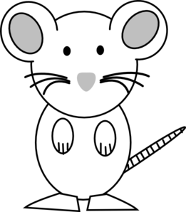 Black And White Mouse Clip Art. rat clipart black and% .