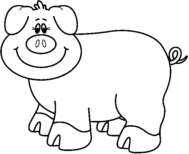 cute-smiling-pink-pig-clipart