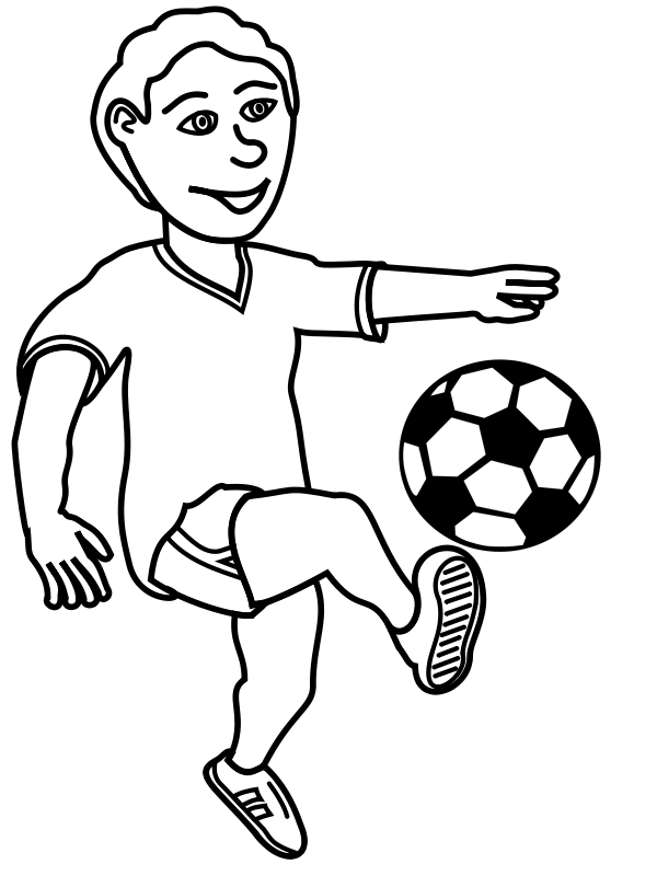 Black And White Soccer Ball . - Soccer Clipart Black And White