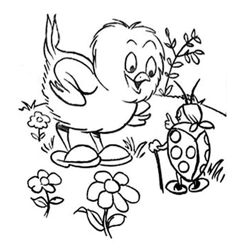 ... Spring Clip Art Black And