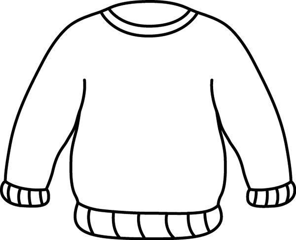 Jumper Clipart Black And Whit
