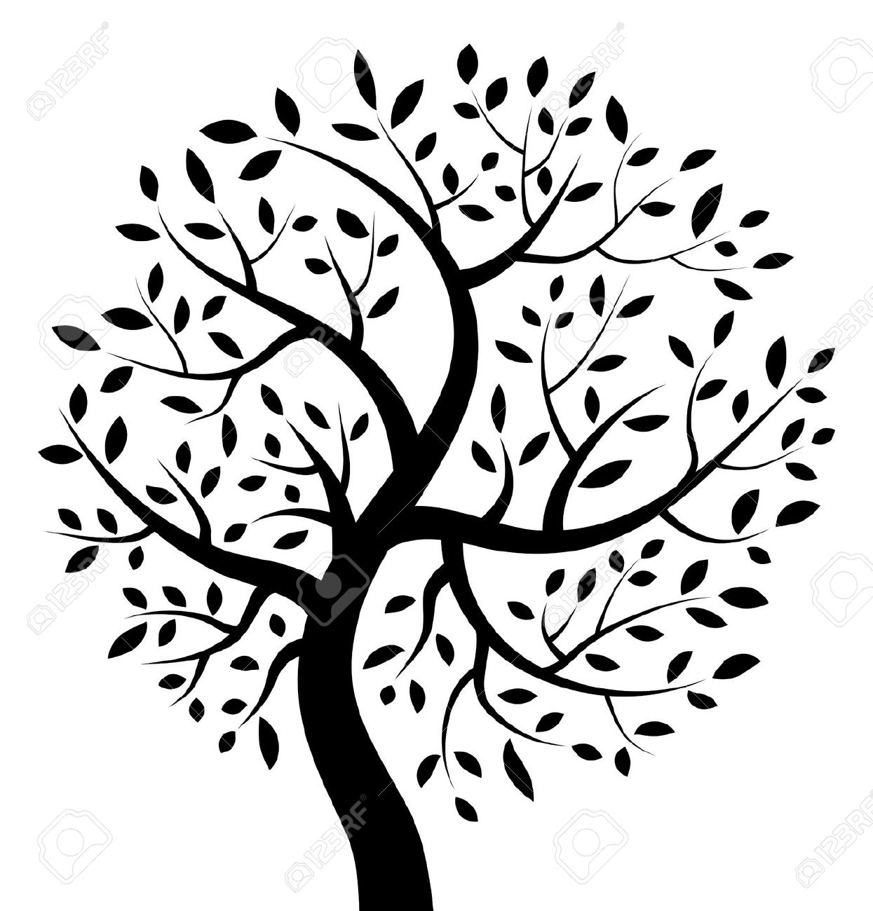 Black And White Tree Of Life  - Tree Of Life Clipart