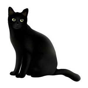Black Cat clip art