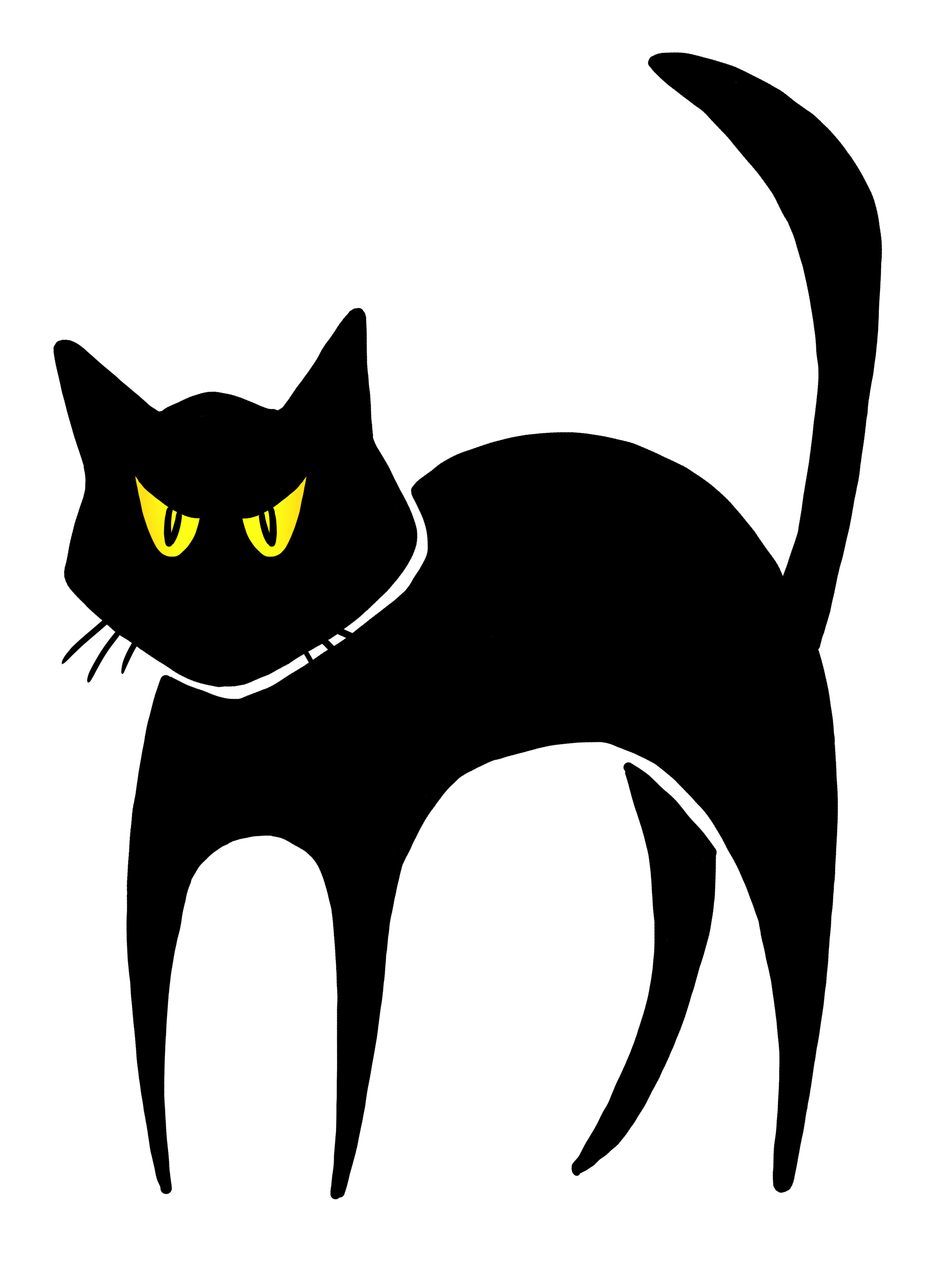 Black Cat Clip Art Clipart Be - Halloween Cat Clipart