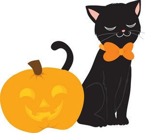 Cat Clipart Halloween. 15.7Kb