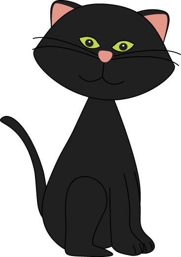 Black Cat Clipart Animalgals - Clip Art Black Cat