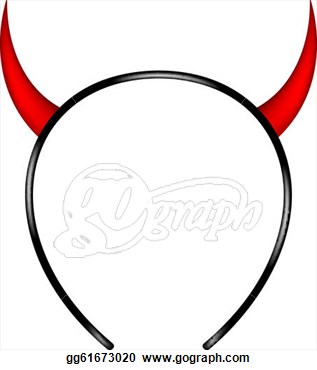 Black Devil Horns Clip Art - Devil Horns Clip Art