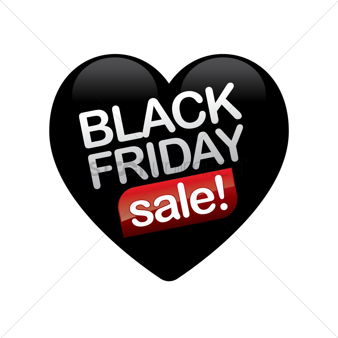 black friday sale vector graphic