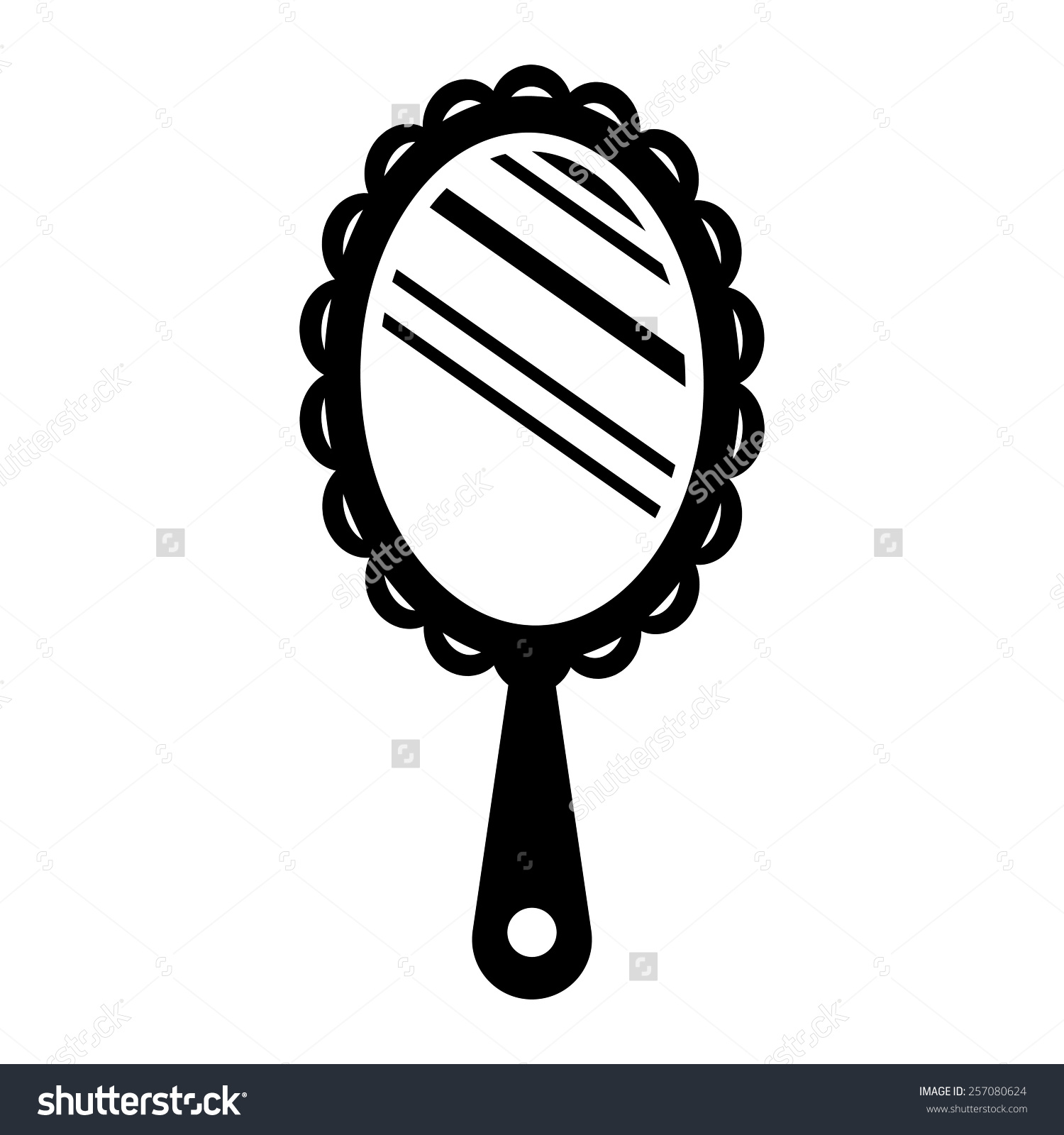 Hand Held Mirror Clipart Hand