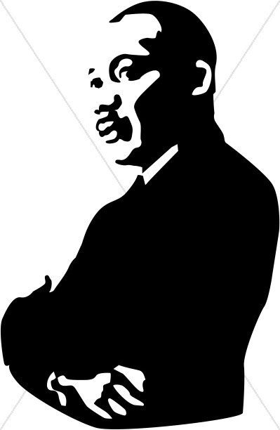 Black History Month Program Cover Martin Luther King Clipart