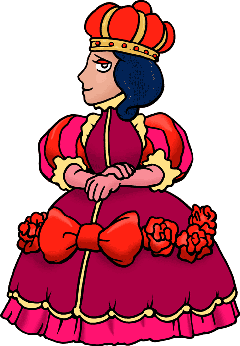Queen For A Day Clipart. 1757