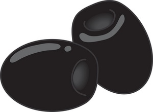 Black Olive Clipart - Olive Clipart