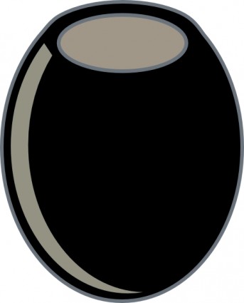 Black Olive - Olive Clipart