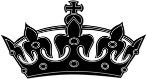 Black White Crown Clip Art - Crown Clipart Black And White
