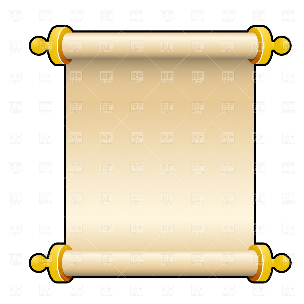 blank scroll clip art - Scrolls Clip Art