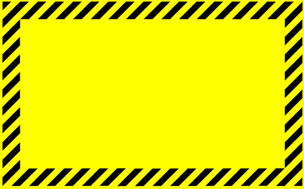 Blank Caution Sign Clip Art A - Caution Sign Clip Art