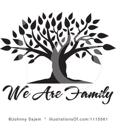 Blank Family Tree Clip Art | Family Tree Clipart #1115561 by Johnny Sajem | Royalty