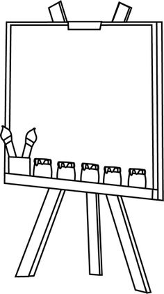 Easel cliparts